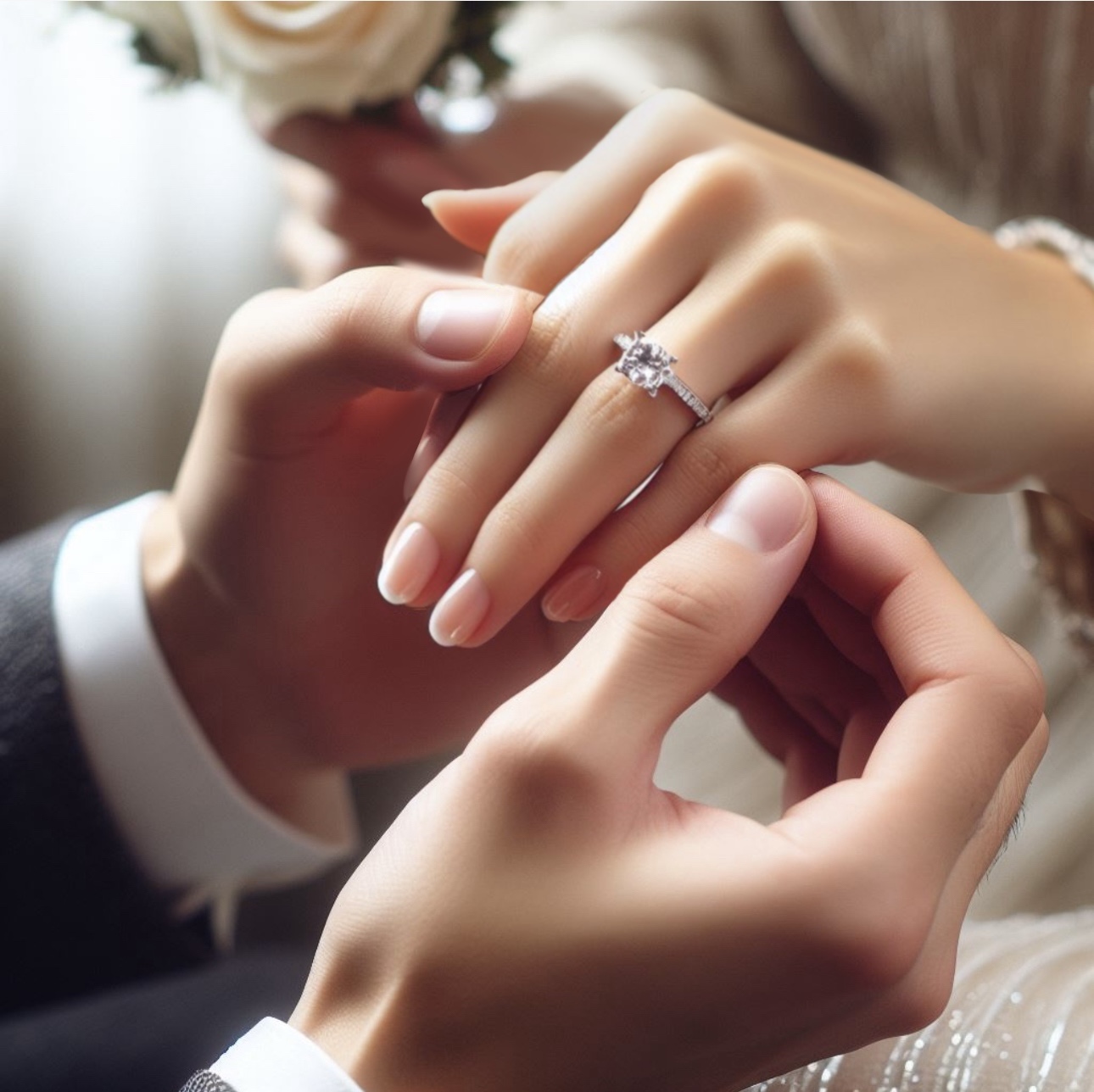 Newlywed Woman Shows Off Wedding Ring But All Anyone Can See Is Her Finger  | iHeart